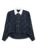SANDRO checked shirt - Blue