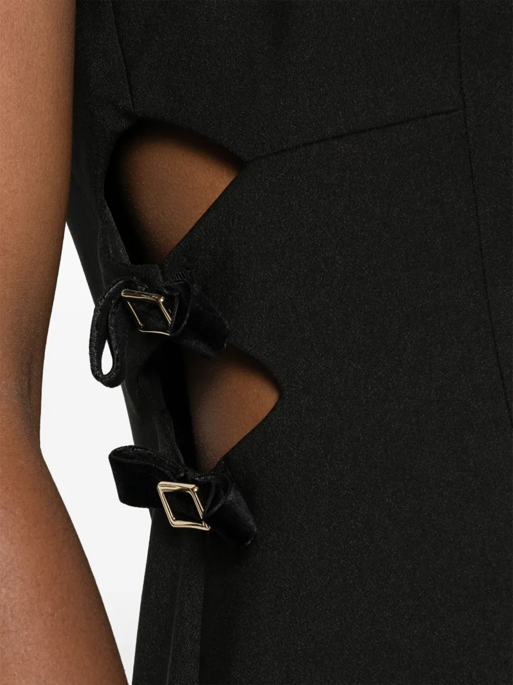 SANDRO Jurk met uitgesneden detail Zwart