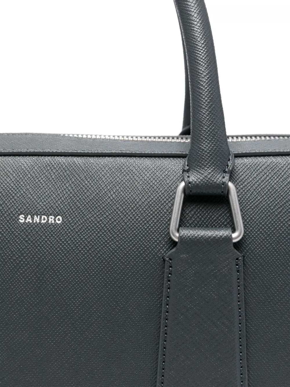 SANDRO Aktetas met logoprint Grijs