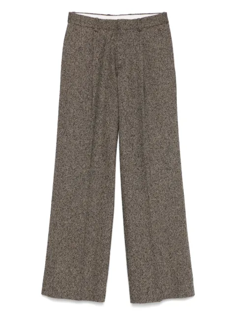 SANDRO pantalon à détails plissés