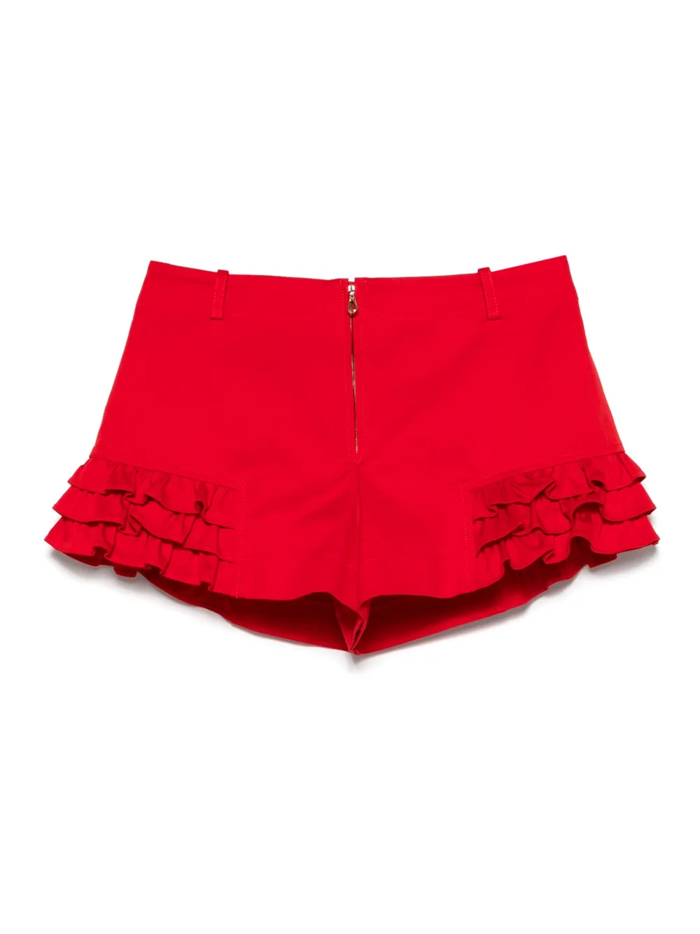 SANDRO short à volants | rouge | Image 1