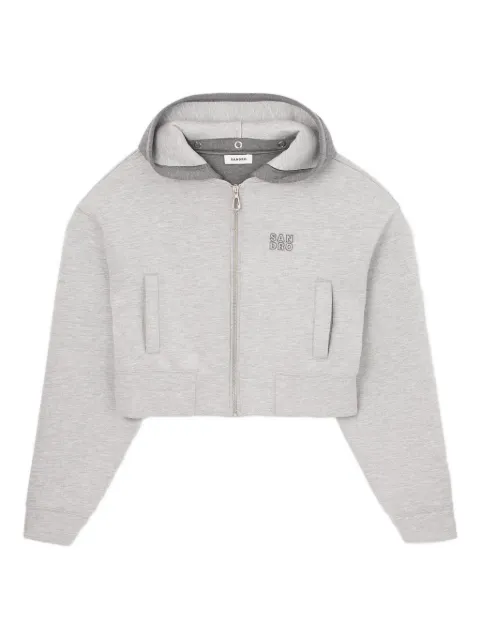 SANDRO hoodie con cierre