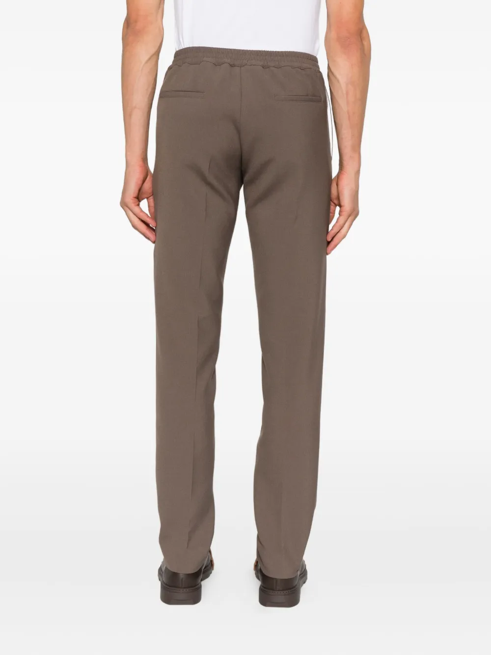 SANDRO Straight broek Bruin