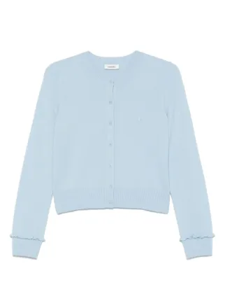 SANDRO ラッフルトリム カーディガン | ブルー | FARFETCH JP