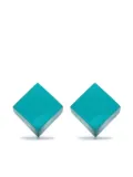 Monies geometric earrings - Blue