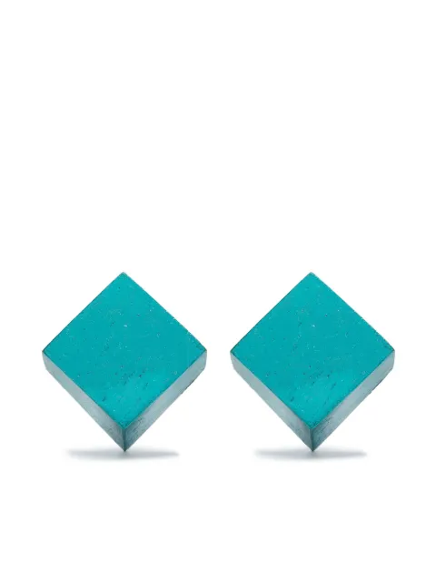 Monies aretes con diseño geométrico