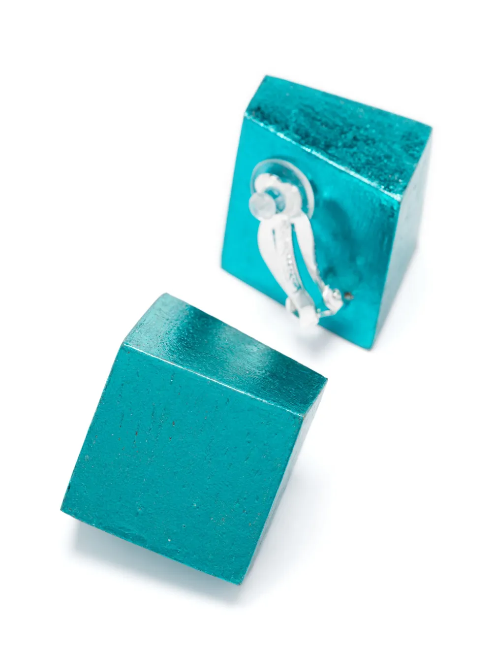 Monies Geometrische oorbellen - Blauw