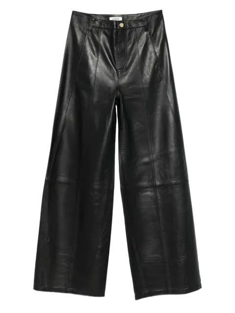 SANDRO leather trousers