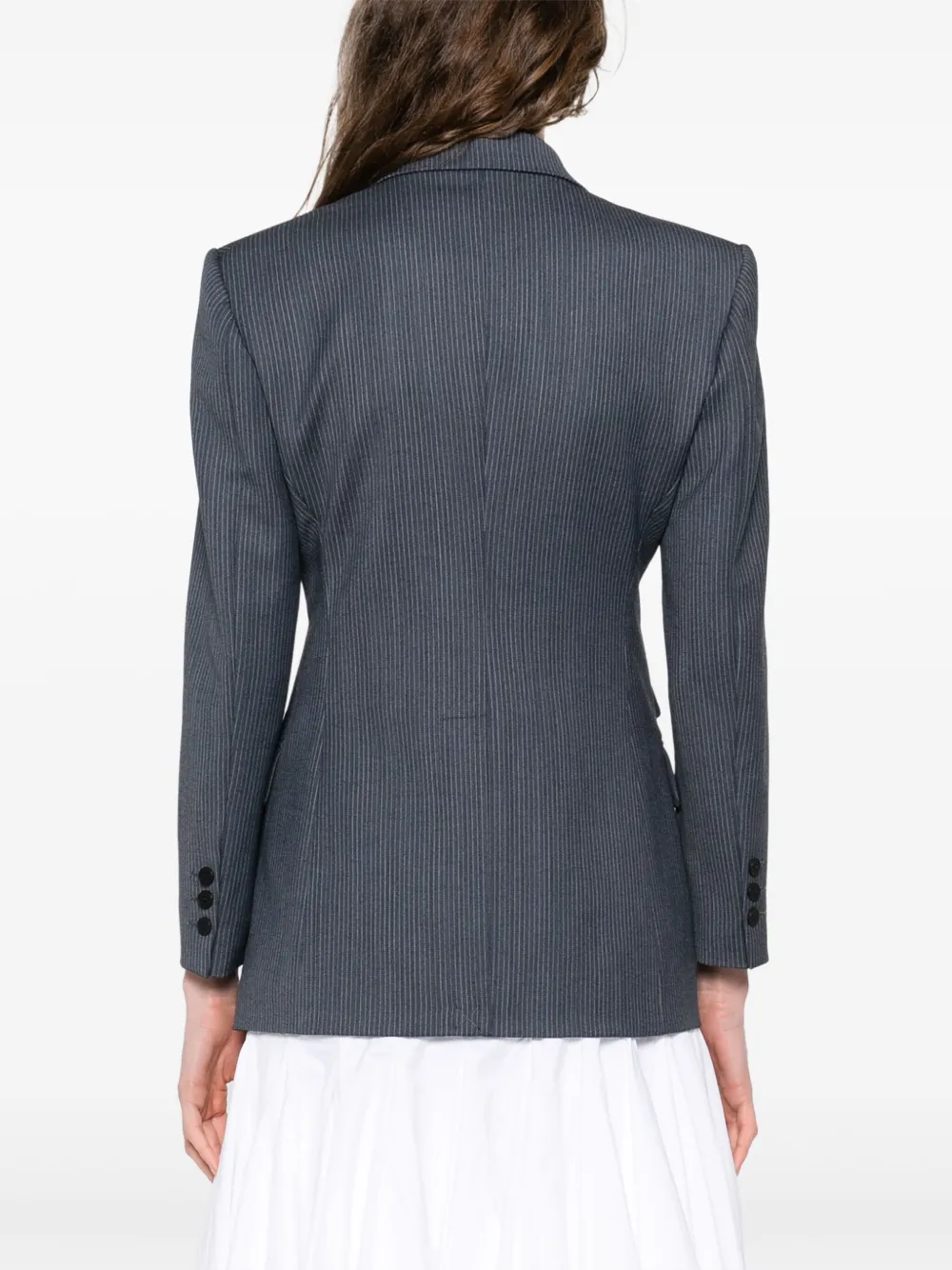 SANDRO Gestreepte blazer Blauw