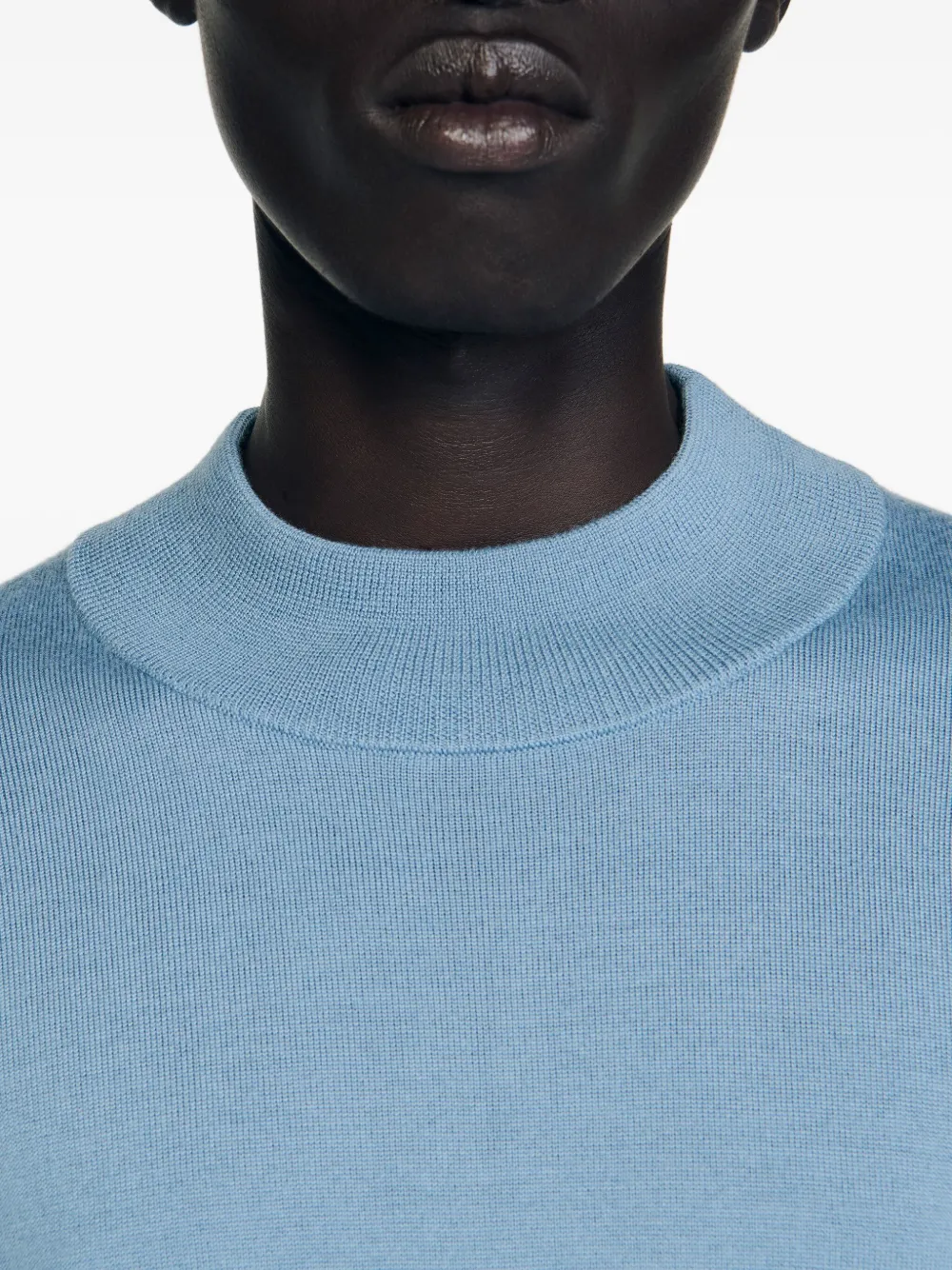 SANDRO Trui met ronde hals Blauw