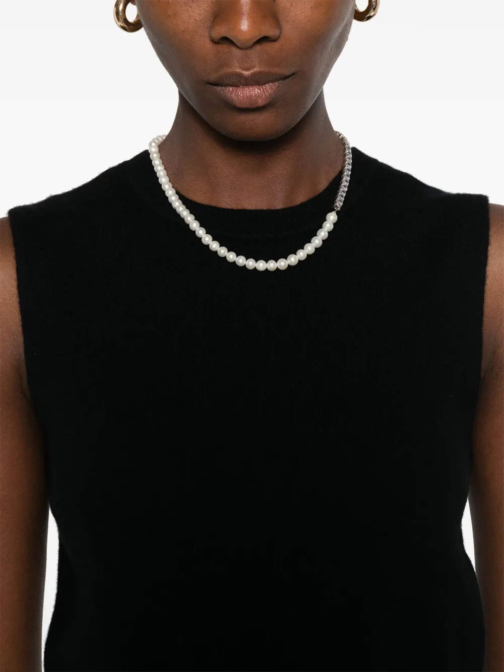 SANDRO Mouwloze top Zwart