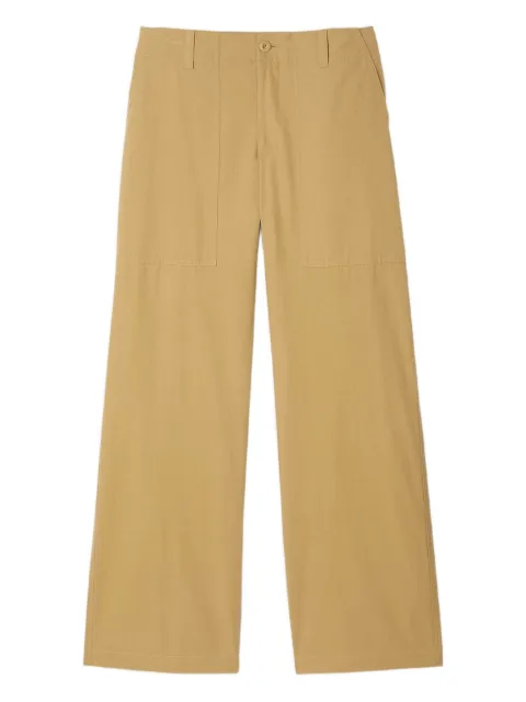 SANDRO patch-pocket cotton pants