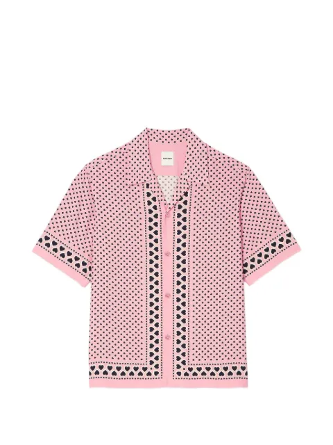 SANDRO playera con corazón estampado