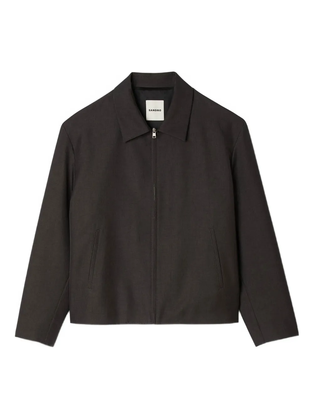 SANDRO zip-up  jacket | gris | Image 1