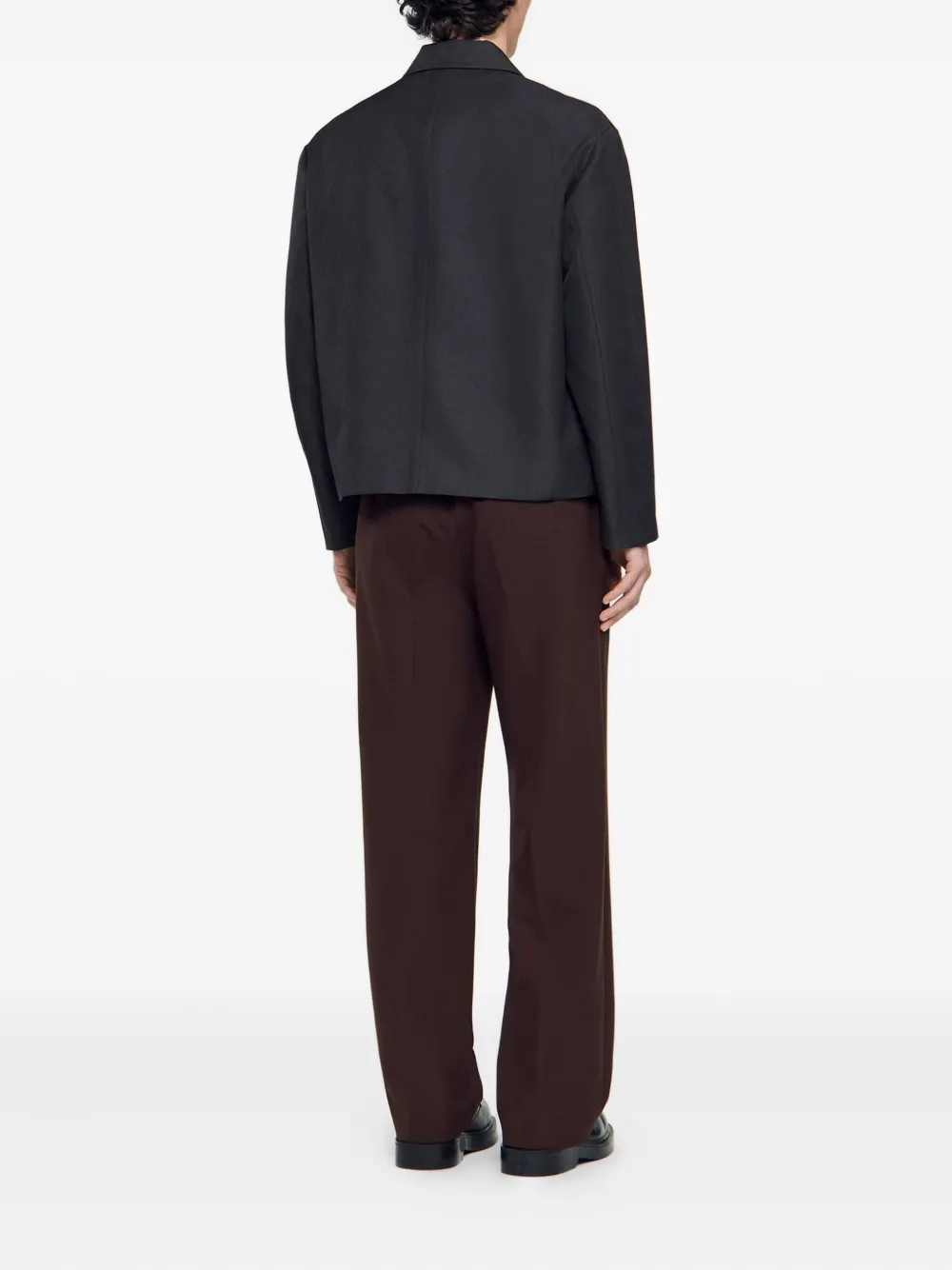 SANDRO Jack met rits Grijs