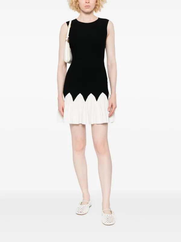 サンドロ ニット ショート ドレス ミニ ワンピース SANDRO ニット ミニドレス | ブラック | FARFETCH JP