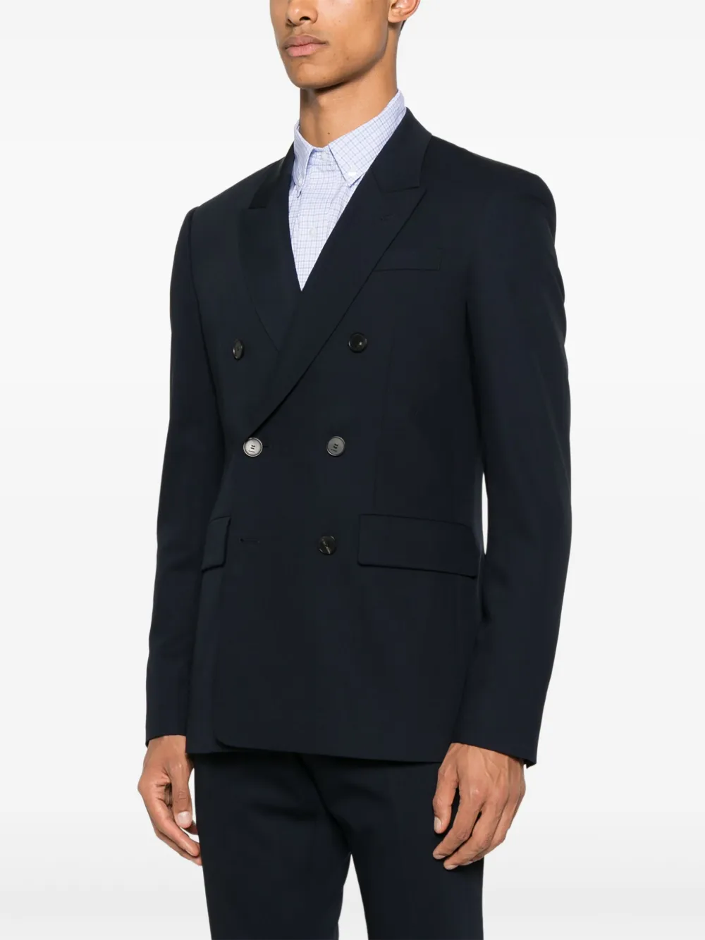 SANDRO Blazer met dubbele rij knopen Blauw