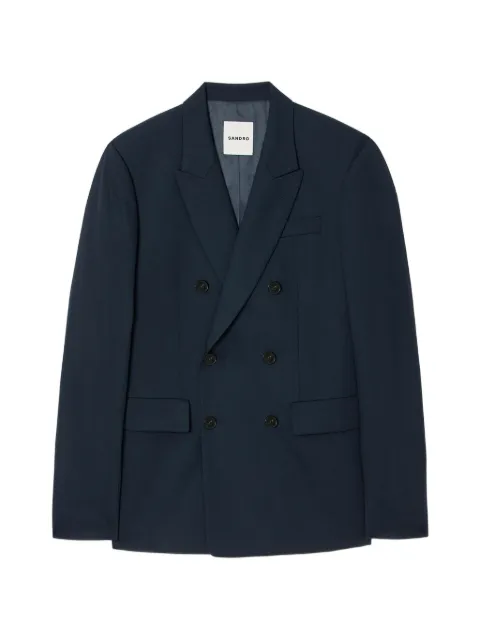SANDRO double-breasted suit jacket