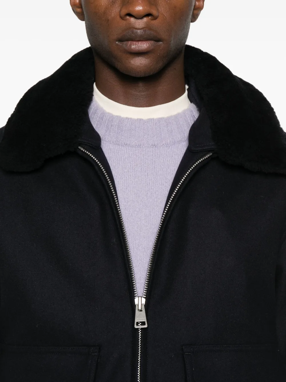 SANDRO Bomberjack met rits Blauw