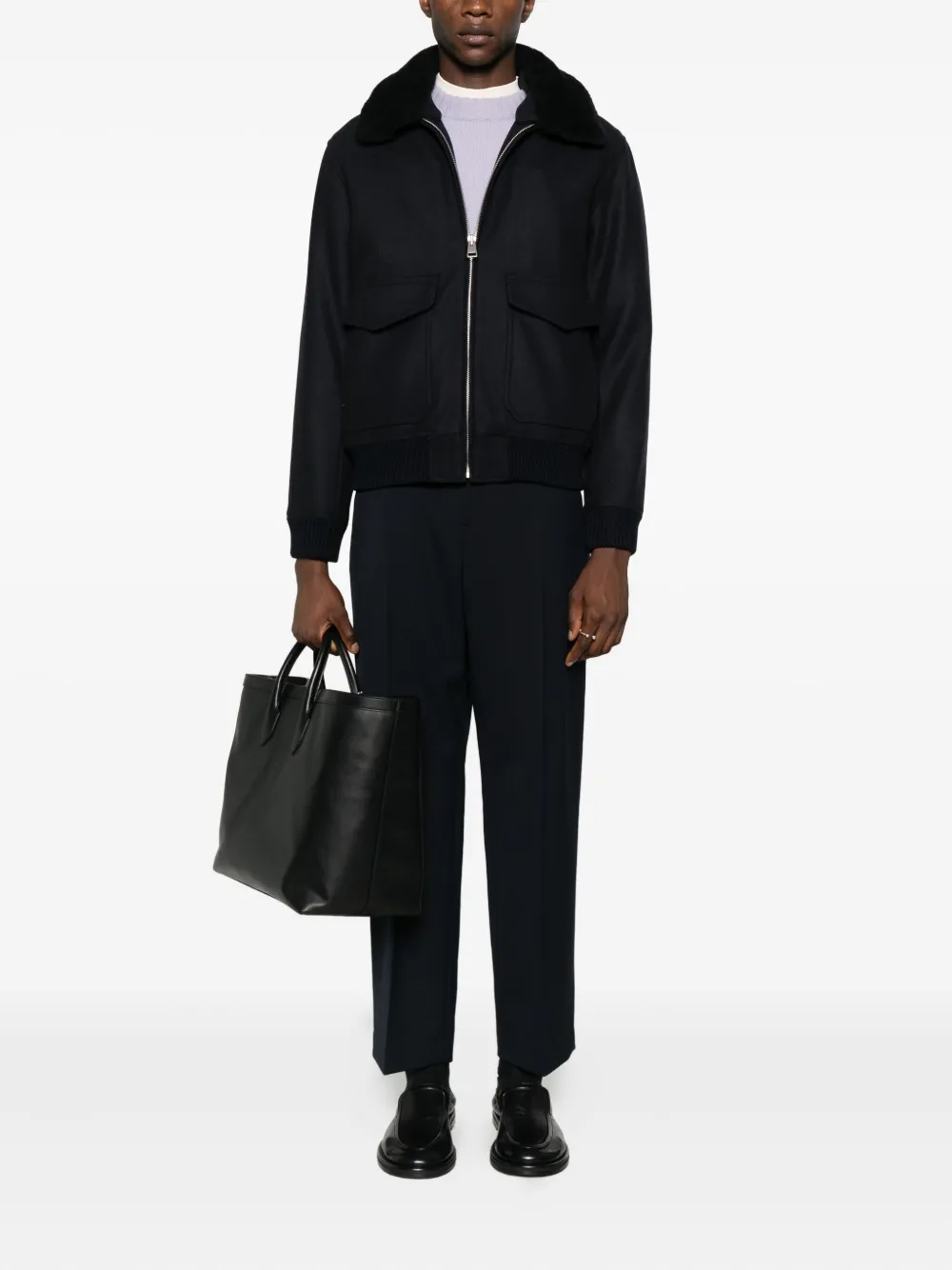 SANDRO zip-up bomber jacket | Bomber Jackets | Image 2
