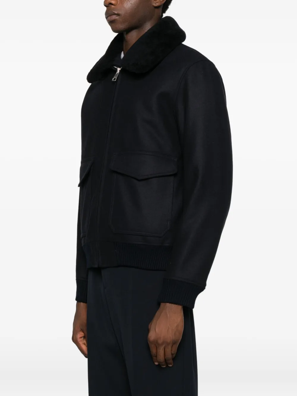 SANDRO Bomberjack met rits Blauw