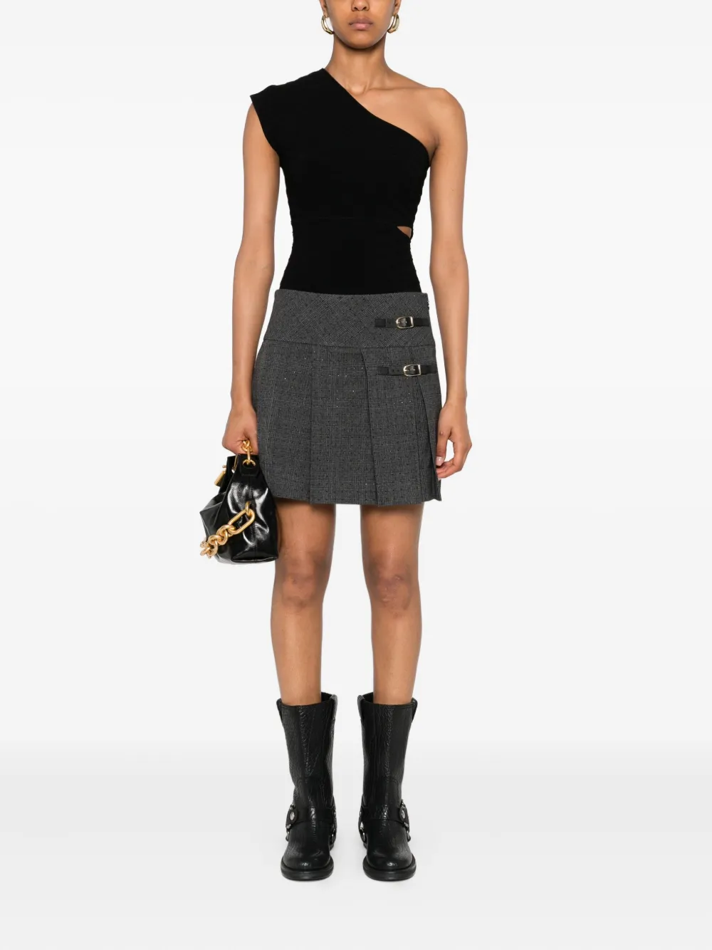 SANDRO Asymmetrische body Zwart
