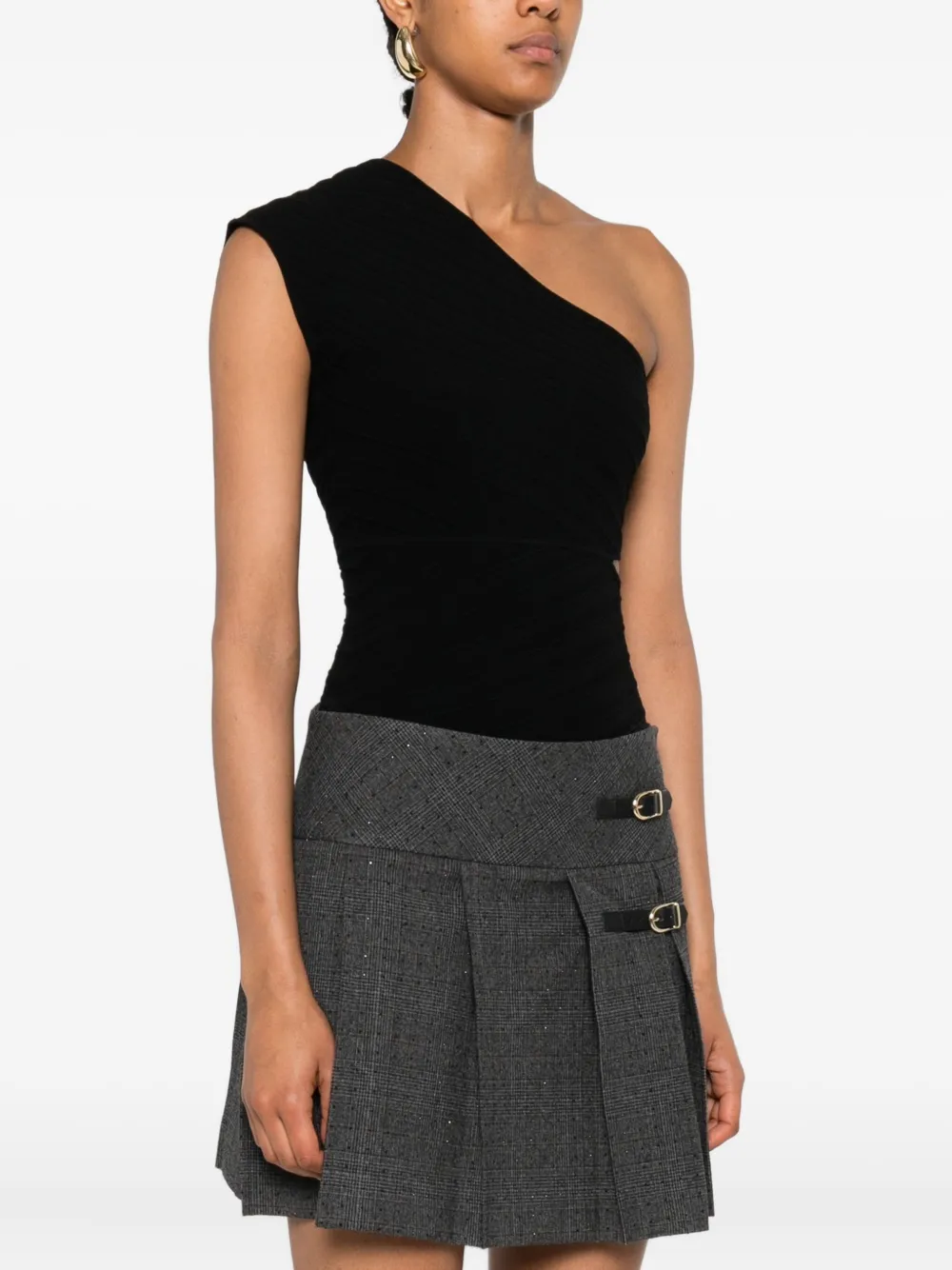 SANDRO Asymmetrische body Zwart