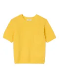 SANDRO pocket short-sleeve top - Yellow