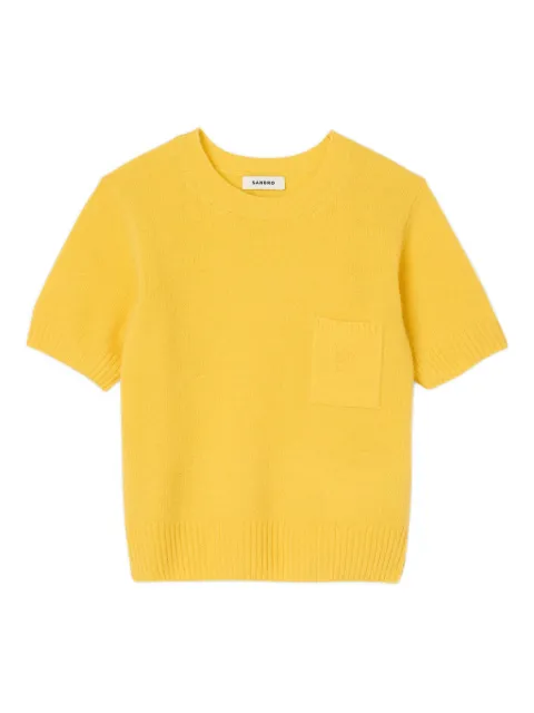 SANDRO pocket short-sleeve top