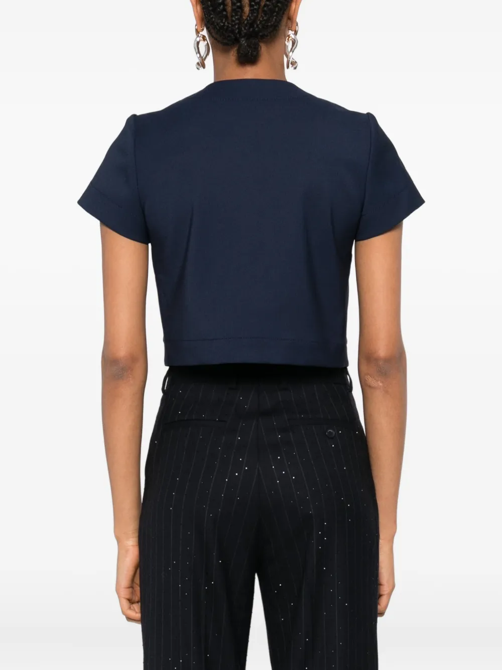 SANDRO Top met korte mouwen Blauw