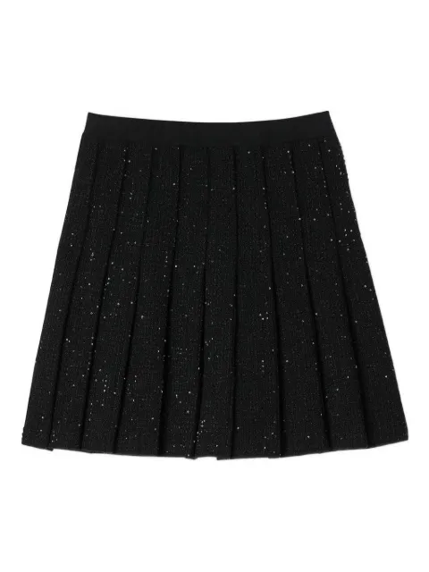 SANDRO pleated mini skirt