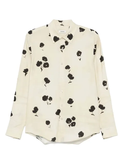 SANDRO camisa con estampado floral