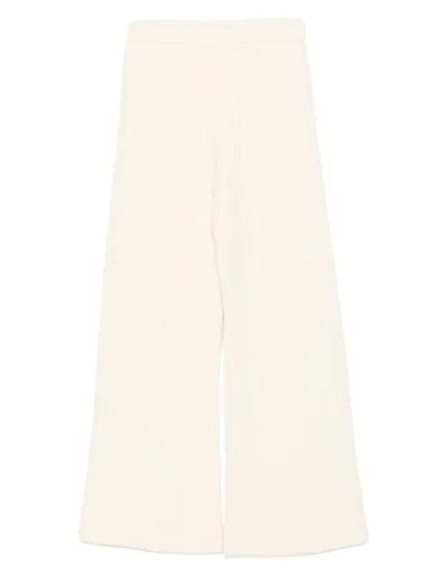 SANDRO pantalones tejidos de canalé