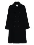 SANDRO double-breasted coat - Blue