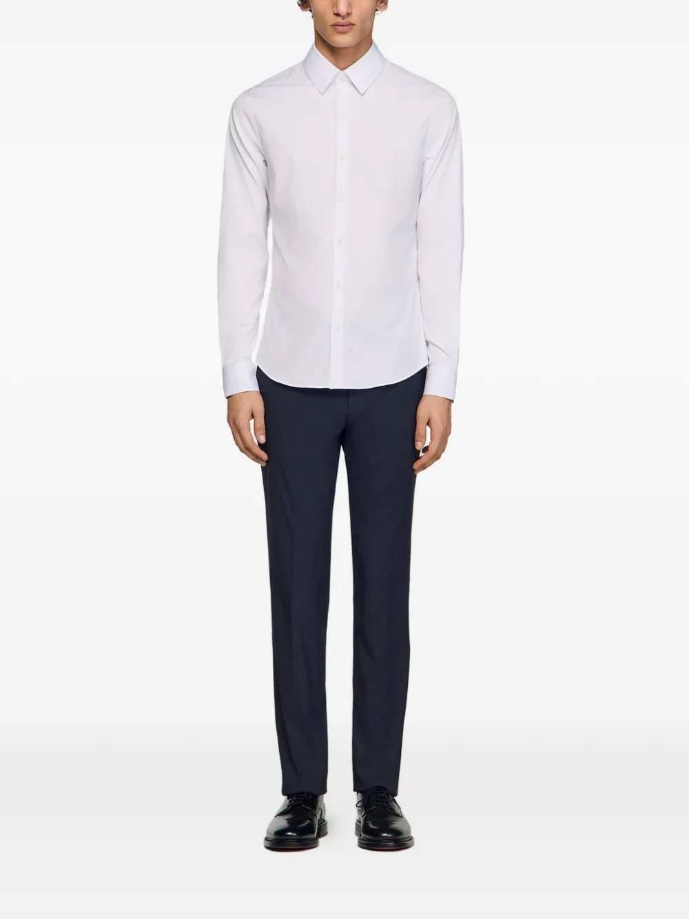  Sandro Camisa Con Botones - Blanco 