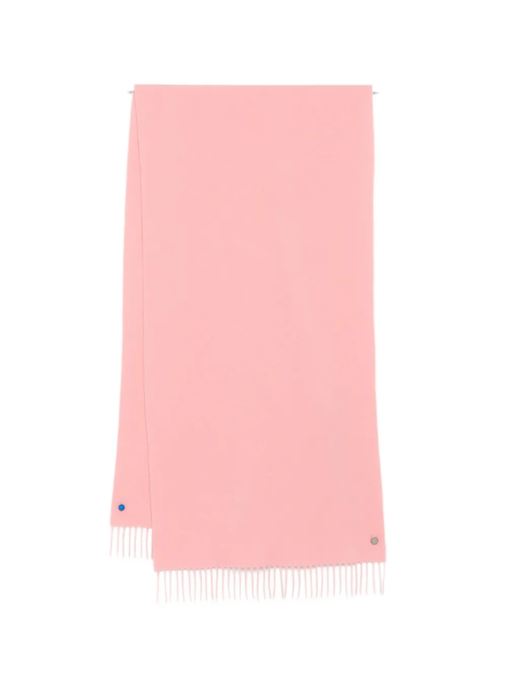 SANDRO Sciarpa in cashmere con frange - Rosa