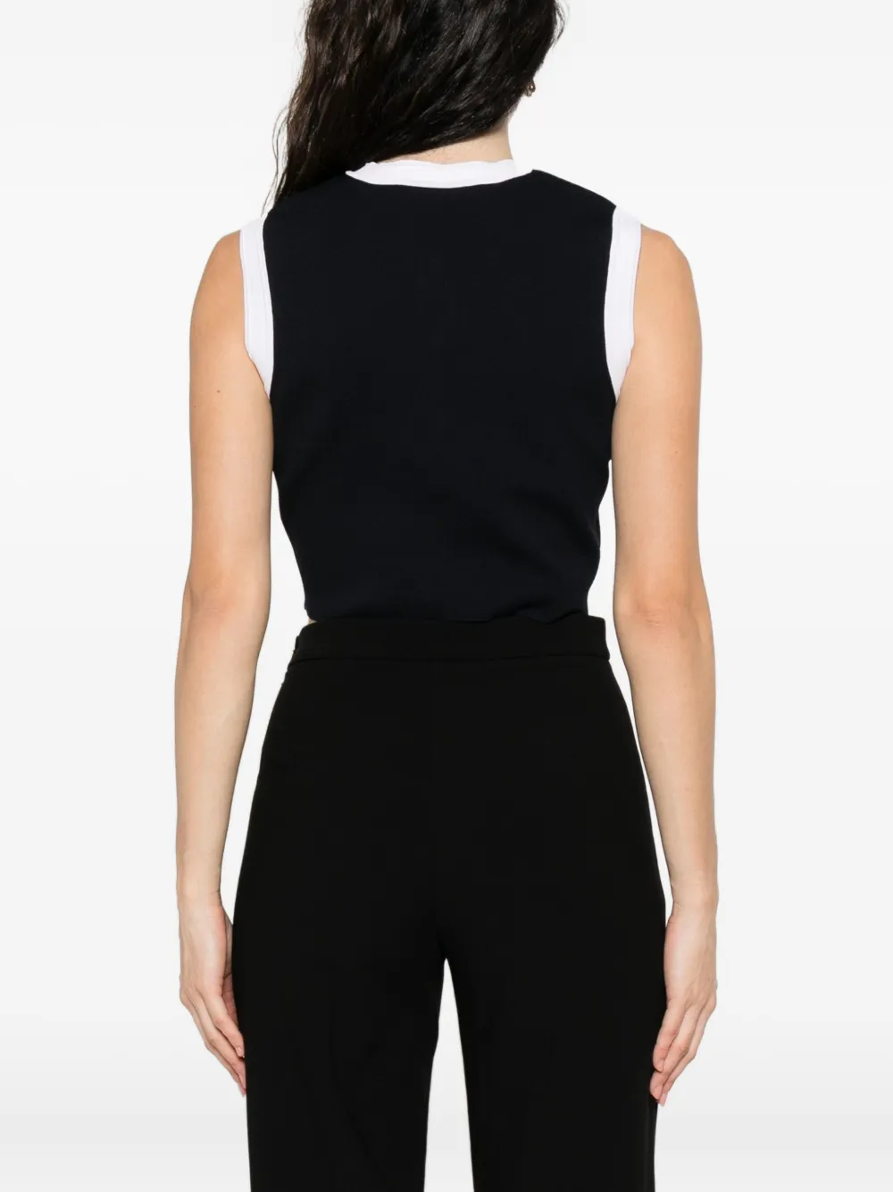 SANDRO Top met knoopdetail Blauw