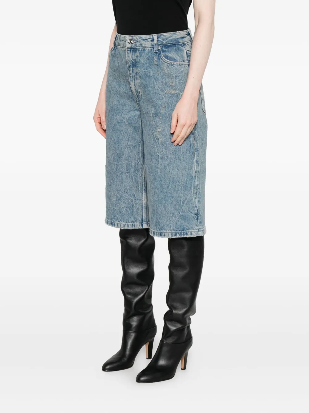 SANDRO Denim shorts Blauw