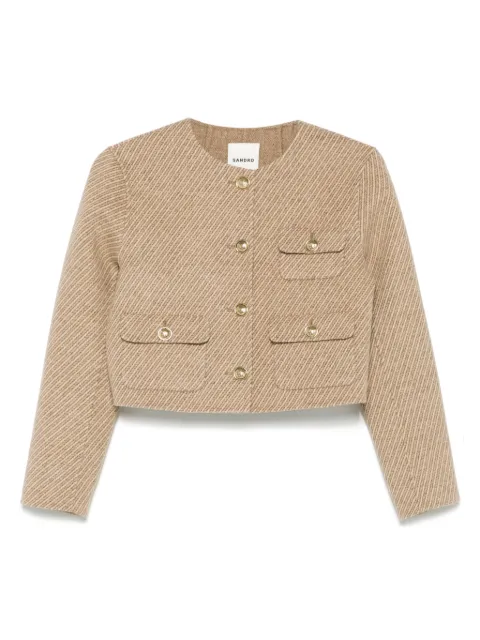 SANDRO striped jacket
