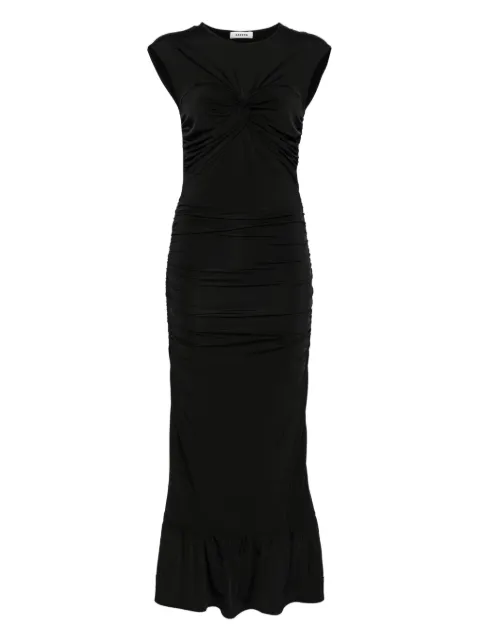 SANDRO knot-detail maxi dress