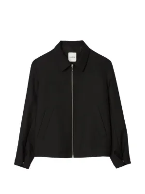 Jil Sander ウールボンバージャケット | ブラック | FARFETCH JP