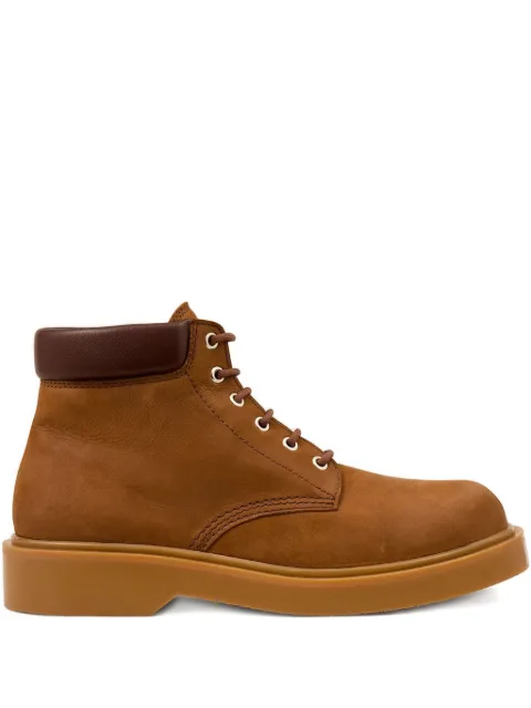 SANDRO bottines lacées à empiècements contrastants