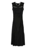 SANDRO crystal-embellishment maxi dress - Black