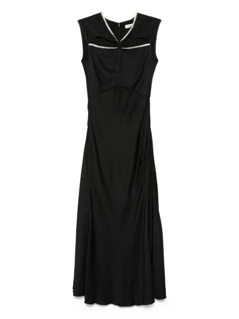 SANDRO crystal-embellishment maxi dress