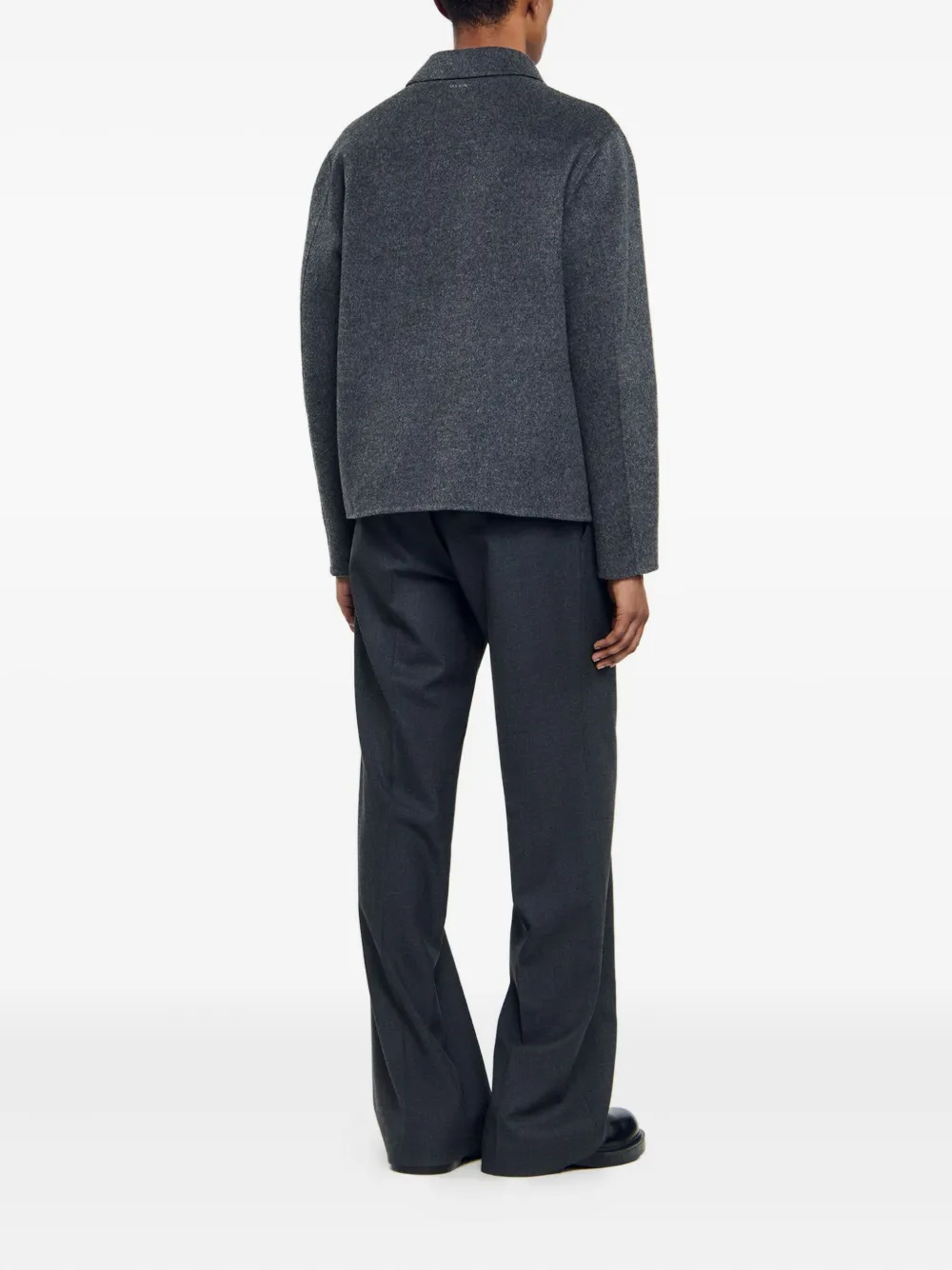SANDRO Shirtjack met rits Grijs