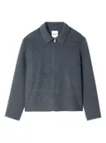 SANDRO zip-front shirt jacket - Grey