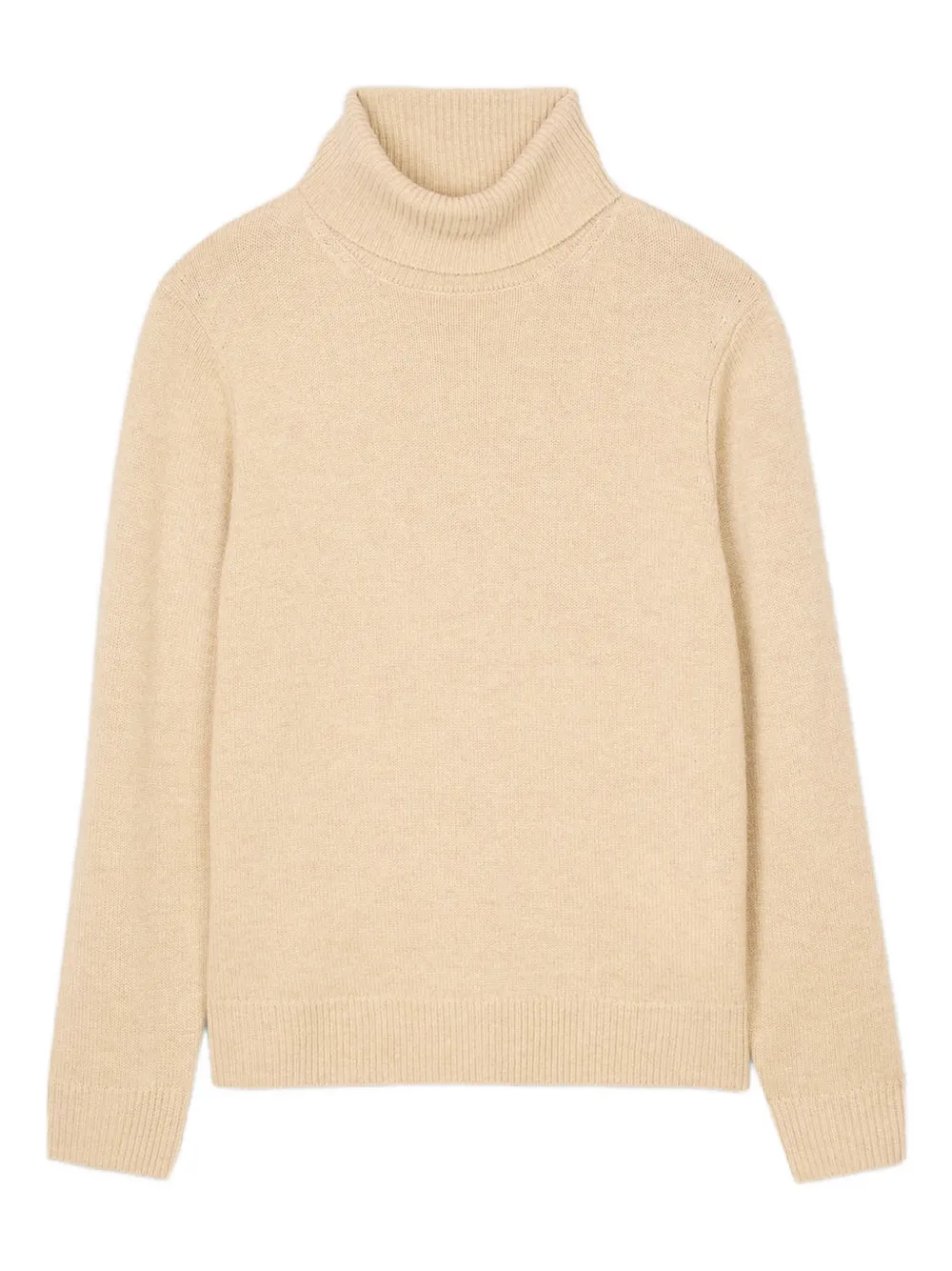 SANDRO ribbed turtleneck sweater | Neutrals | Image 1