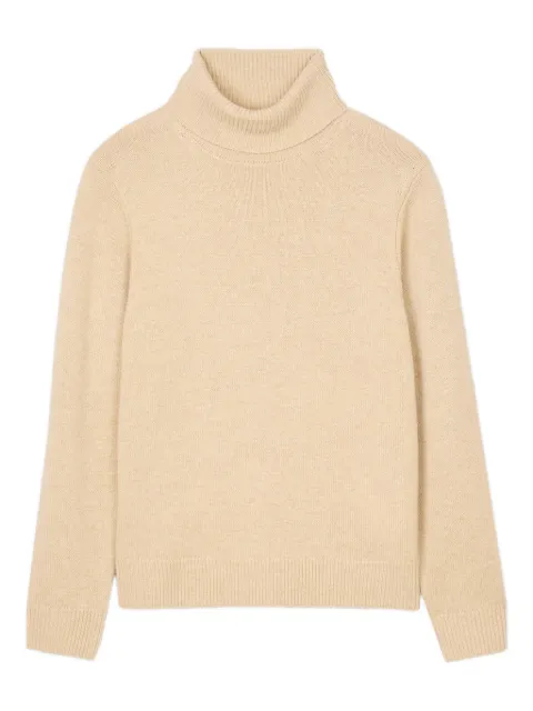 SANDRO ribbed turtleneck sweater