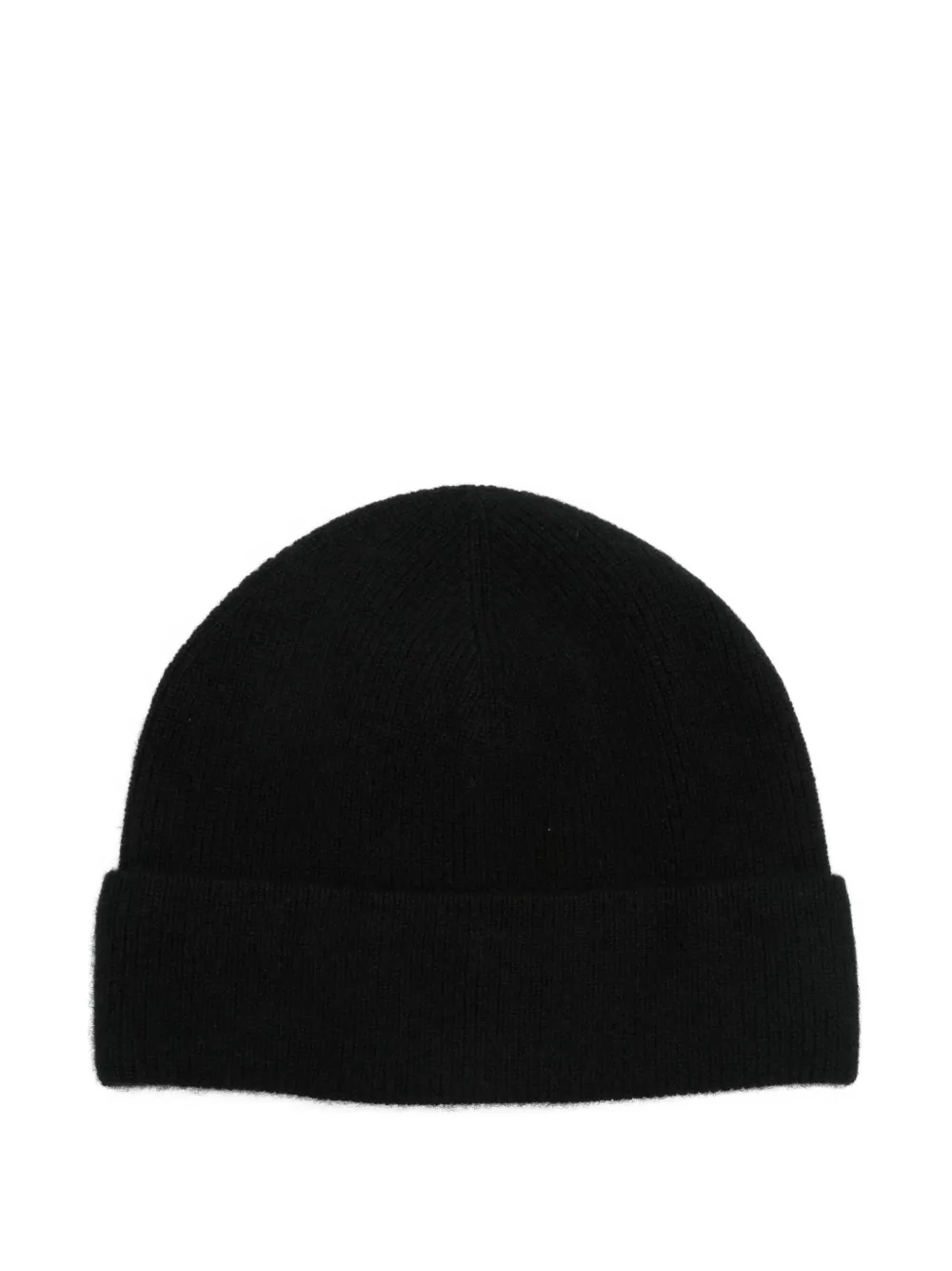SANDRO cashmere turn-up knitted beanie | Black | Image 1