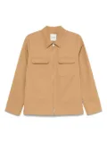 SANDRO cotton overshirt - Brown